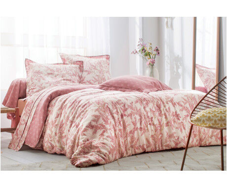 Parure de lit Brocéliande Framboise
