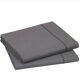 Ensemble Uni Percale Acier Ensemble Uni Percale Acier