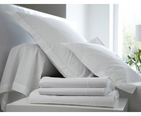 Ensemble Uni Percale Blanc