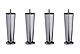 Pied La Compagnie du Lit Conique Inox 15 cm