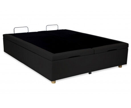 Sommier à Lattes + Matelas 1 Place - Marque Merinos - Longueur 200 Cm - Occasion En Bon état