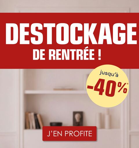 Slider Destockage rentree