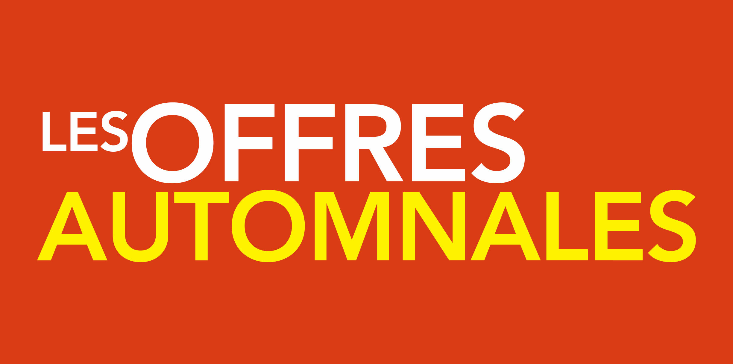Les offres automnales